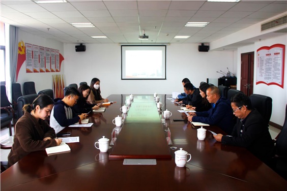 芦淞区董家塅片区管委会副主任曾超群一行来开云网页版页面登录调研产教融合工作