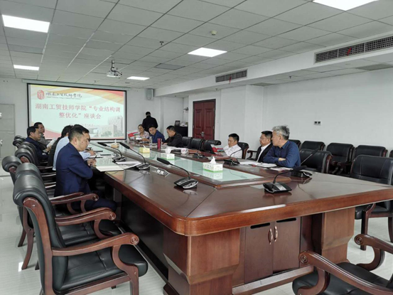 开云网页版页面登录召开2020年专业结构调整优化座谈会